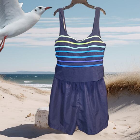 Beach Cabana One Piece Swimsuit - Picture 1 of 5